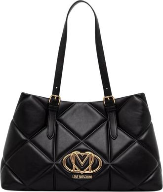 Love Moschino Shopper - Dames - Schoudertassen - Zwart - ONE Size - Leer - Tassen