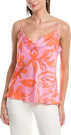 Tahari by ASL Tahari Asl Hammered Satin Tank