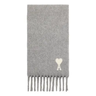 Ami Alpaca Muffler Gray USF673-AW0004-095