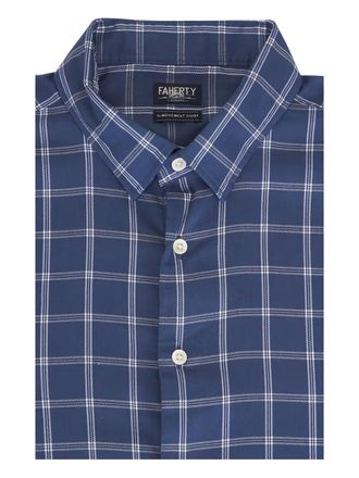 Faherty checked shirt - Blauw