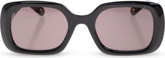 Chlo&eacute; Zonnebril - Dames - Zonnebrillen - Zwart - 53 MM - Accessoires