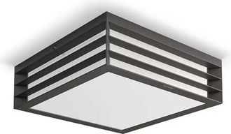 Philips Mygarden - L&aacute;mpara De Techo Para Exteriores 26x26 Cm, E27, Antracita 915005382401