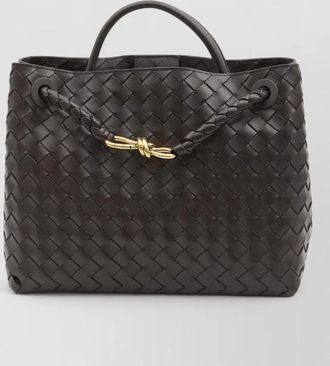 Bottega Veneta andiamo medium leather tote bag