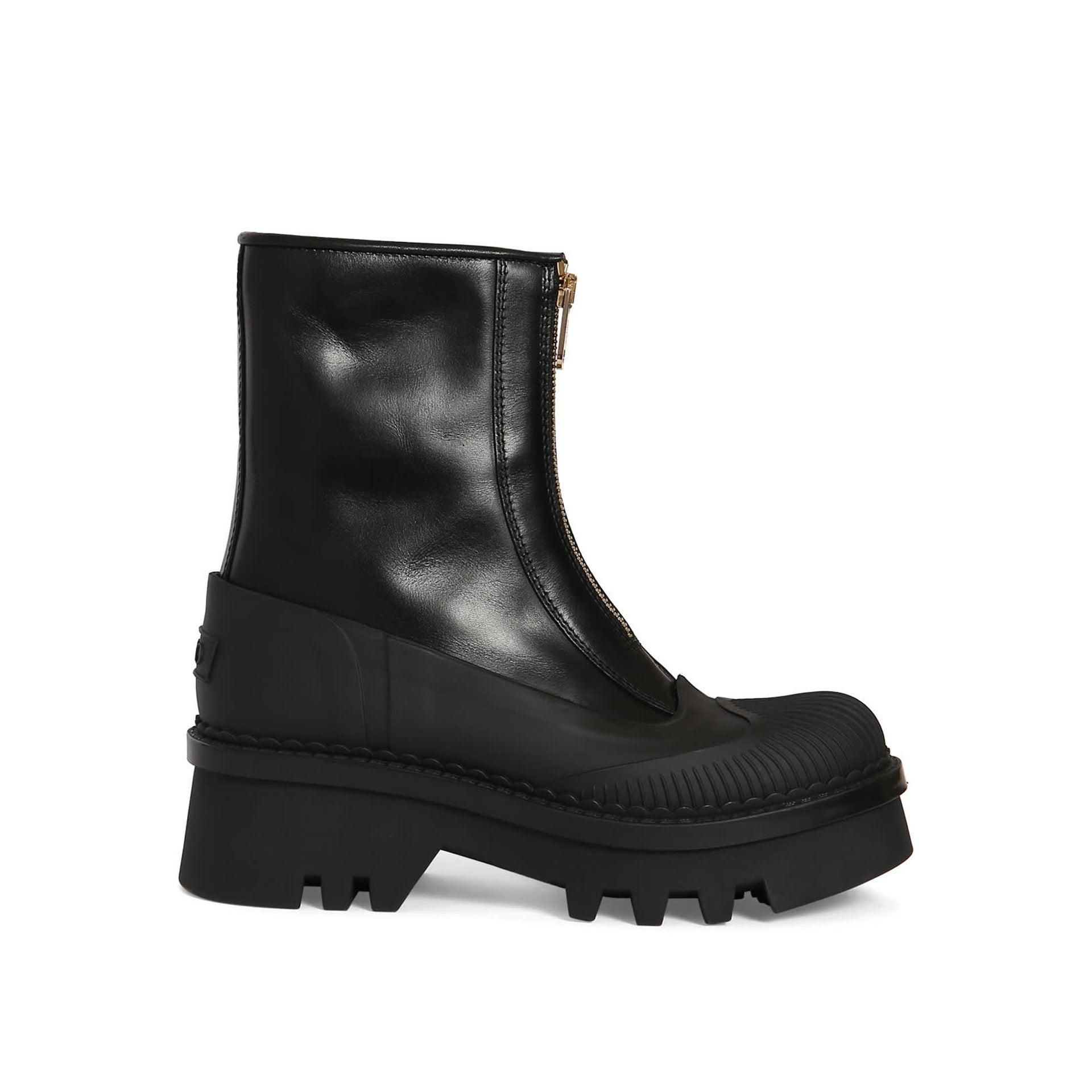 【関税込み】Chloe ブラック Raina ブーツ Raina rain boots in black - Chloe | Mytheresa