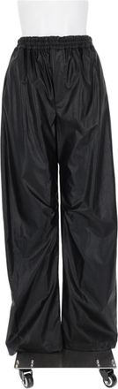 Maison Margiela Wide-Leg Trousers with Polyurethane Coating