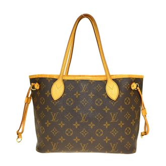 Louis Vuitton Neverfull Tote Monogram Canvas Brown Canvas Handbag (Pre-Owned)