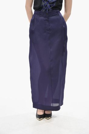 Khaite Gonna a Tubino LUCIAN in Organza di Seta Khaite