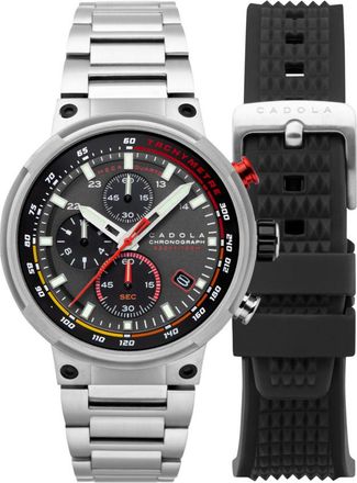 Cadola Surtees Chronograph Quartz Grey Dial Mens Watch CD-1028-11