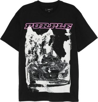 Purple Jersey Short-sleeve T-shirt