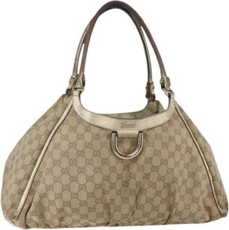 Gucci Pre-owned Handbags, female, Beige, Size: ONE SIZE Pre-owned Handbag