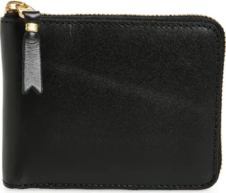 Comme Des Gar&ccedil;ons Leather Wallet in Black at Nordstrom