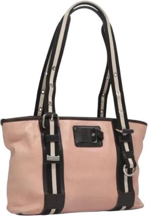 Bally Tweedehands leren handtassen - Dames - Vintage Shopper - Roze - ONE Size - Leer - Vintage