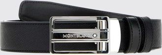 Montblanc Cintura Sartorial reversibile in pelle di vitello con fibbia e logo