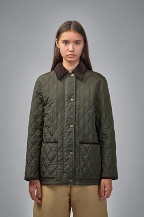 Burberry Cropped Quilted Nylon Jacket