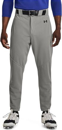 Under Armour Utility Baseball Pant Closed 22 Mens Clothing Baseball Gray/Black : LG, Polyester