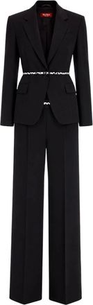 Max Mara Blazer y Pantalones de Sastrer&iacute;a - Jackets - Mujer - Negro - M