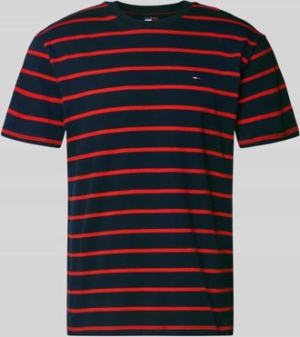 Tommy Jeans Regular Fit T-Shirt aus reiner Baumwolle in Marine, Gr&ouml;&szlig;e XXL