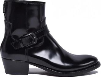 Pantanetti Texan Ankle Boot - Black