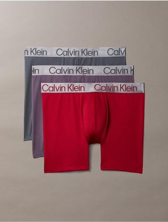 Calvin Klein Mens Chromatic 4-Pack Boxer Brief - Multi - XL