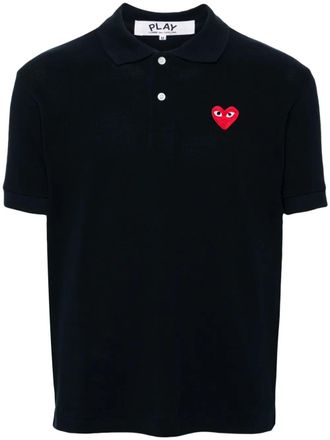 Comme Des Gar&ccedil;ons Red Heart Cotton Polo Shirt
