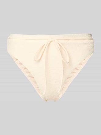 Barts High Waist Bikini-Slip mit Kordelzug Modell Simoa in Offwhite, Gr&ouml;&szlig;e 36