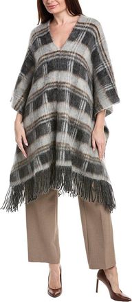 Brunello Cucinelli Wool & Mohair-Blend Poncho