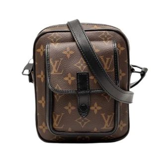 Louis Vuitton Pre-owned Cross Body Bags, female, Brown, Size: ONE SIZE Pre-owned Christopher Wearable Cross Body Bag