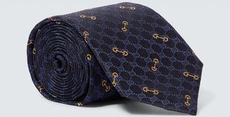 Gucci Horsebit silk tie