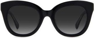 Kate Spade New York belhas 50mm square sunglasses in Black at Nordstrom Rack