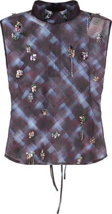 Dries Van Noten Tops, Dames, Veelkleurig, S, Carmasa Top