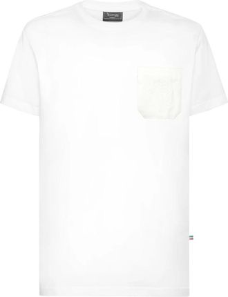 Billionaire Boys Club T-shirt Ronde Hals SS Crest - Heren - T-shirts - Wit - L - Katoen - Tops