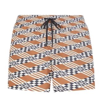 Fendi Printed Polyester Swimming Shorts, Brand Size 50 ( US Size 40 )