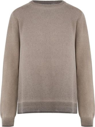 Bomboogie Jersey de cuello redondo de lana merino - Knitwear - Mujer - Beige - XL