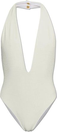 Balmain Badpak uit &eacute;&eacute;n stuk - Dames - Badpakken - Beige - 2XS - Badmode