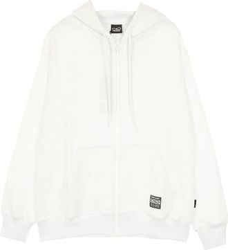 PROPAGANDA Gradient Zip Hoodie Lichtgewicht Sweatshirt - Heren - Hoodies - Wit - XL - Katoen - Hoodies & sweatvesten