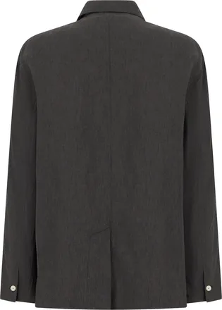 Jacquemus Mens Jacket Single-Breasted Grey Viscose Suit & Dinner