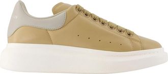 Alexander McQueen Oversized Sneakers - Heren - Sneakers - Beige - 42 EU - Leer - Schoenen