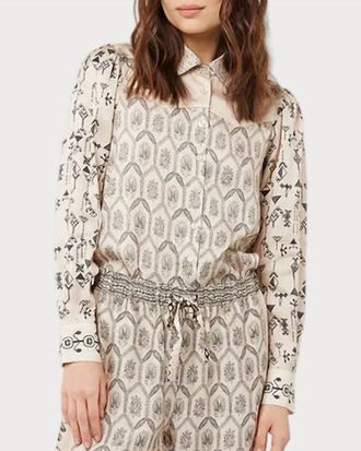 Me369 Grace Western Shirt In Blossom