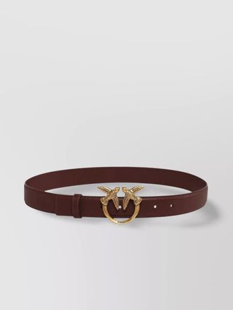 Pinko leather love berry belt
