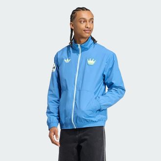 adidas Originals Mens adidas Originals Blue Charlotte FC 2025 Archive Collection Anthem Full-Zip Jacket at Nordstrom, Size Xxx-Large