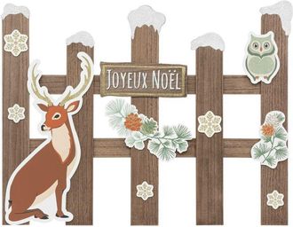 F&eacute;&eacute;ric Lights & Christmas Cartel De Madera Renn Valla L78 - Feeric Lights & Christmas