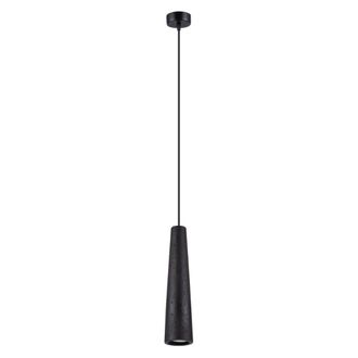 Sollux Lighting L&aacute;mpara de techo negro concreto alt. 125