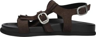 Shabbies Amsterdam Dames, Schoenen, Bruin, Maat: 38 EU Leer