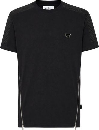 Philipp Plein T-Shirt Girocollo SS - - Tops - Uomo - Nero - 3XL