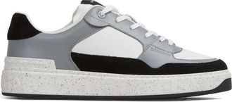 Balmain B-Court leren sneakers met vlakken - Grijs