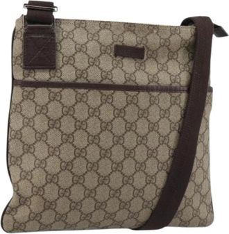 Gucci Pre-owned Vintage Schoudertas - Dames - Vintage Schoudertas - Bruin - ONE Size - Leer - Vintage
