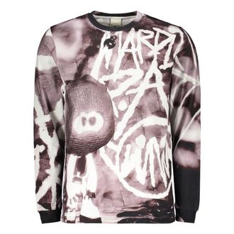 P.A.M. Long Sleeve Tops, male, Black, Size: XL Long Sleeve Printed T-shirt