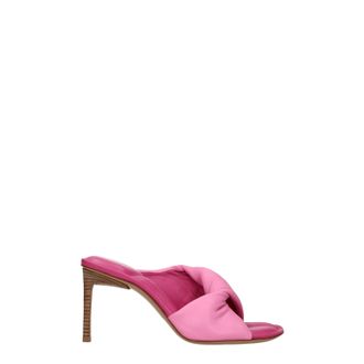Jacquemus Sandali Donna Pelle Rosa