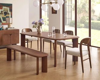 Castlery Nico Dining Table, 71 for Brown, Solid American Oak, Castlery