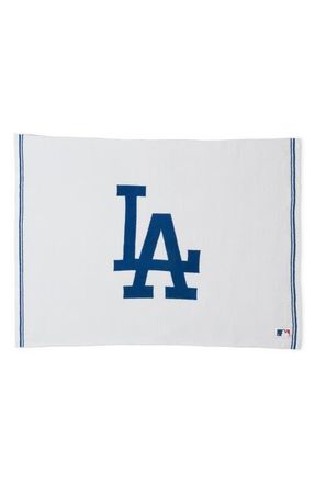 Barefoot Dreams CozyChic Los Angeles Dodgers Throw Blanket in Dodgers Multi at Nordstrom